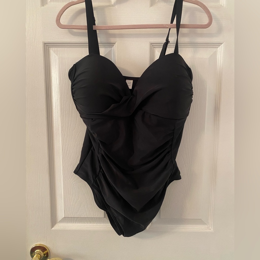Jessica Simpson One Piece Black Swimsuit